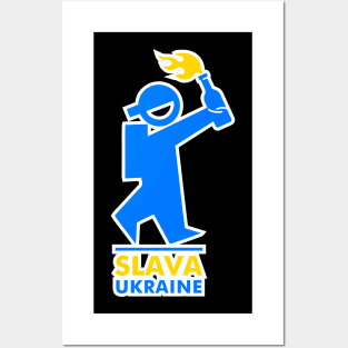 slava ukraine | civil resistance symbol Posters and Art